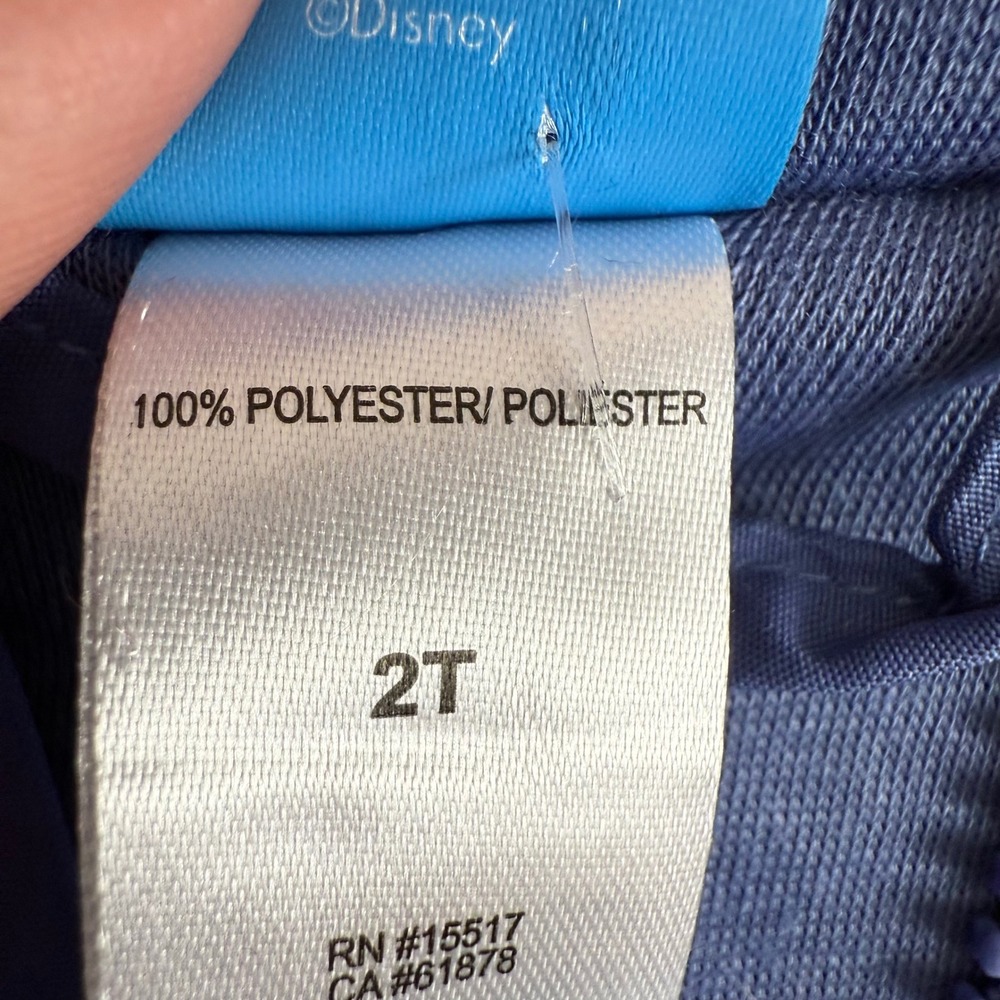 Disney Mickey Mouse Clubhouse Kids Blue Lightweight Hooded Jacket Size 2T - Picture 2 of 7